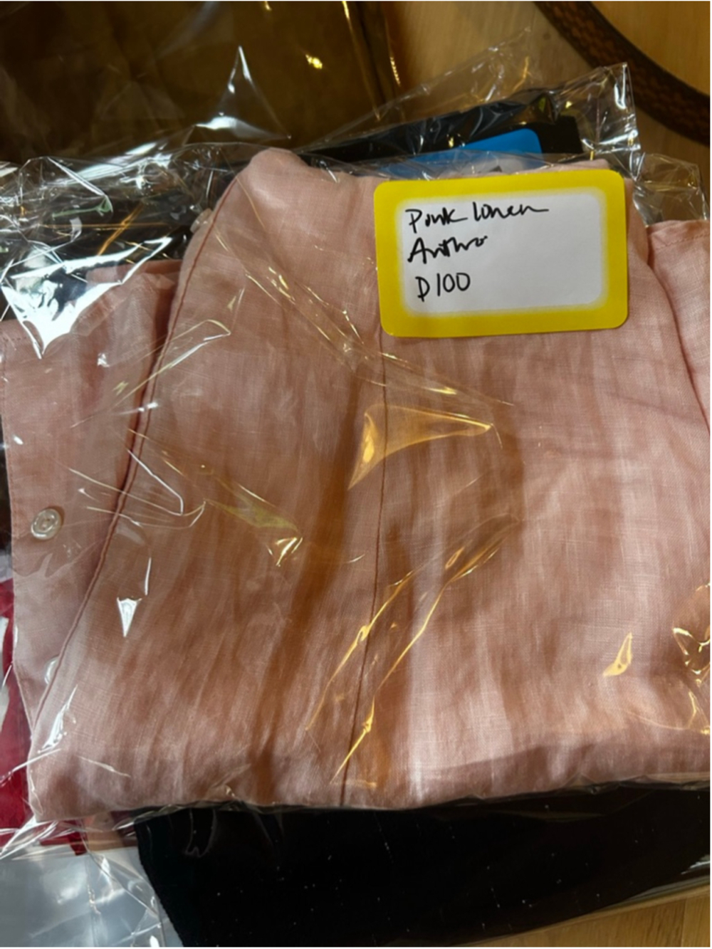 Capulet Pink Linen Open Back Mini Dress XS - Picture 11 of 11